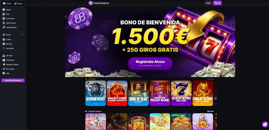 Coincasino-Espana-Resena